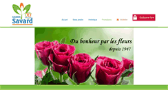 Desktop Screenshot of fleuristesavard.com